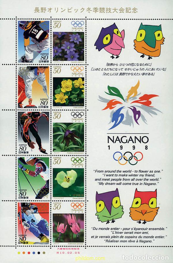 Sellos: 90217 MNH JAPON 1998 18 JUEGOS OLIMPICOS DE INVIERNO NAGANO 1998