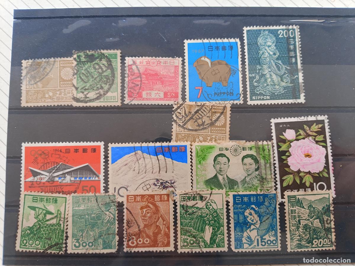 Sellos: Jap&oacute;n. Lote de sellos