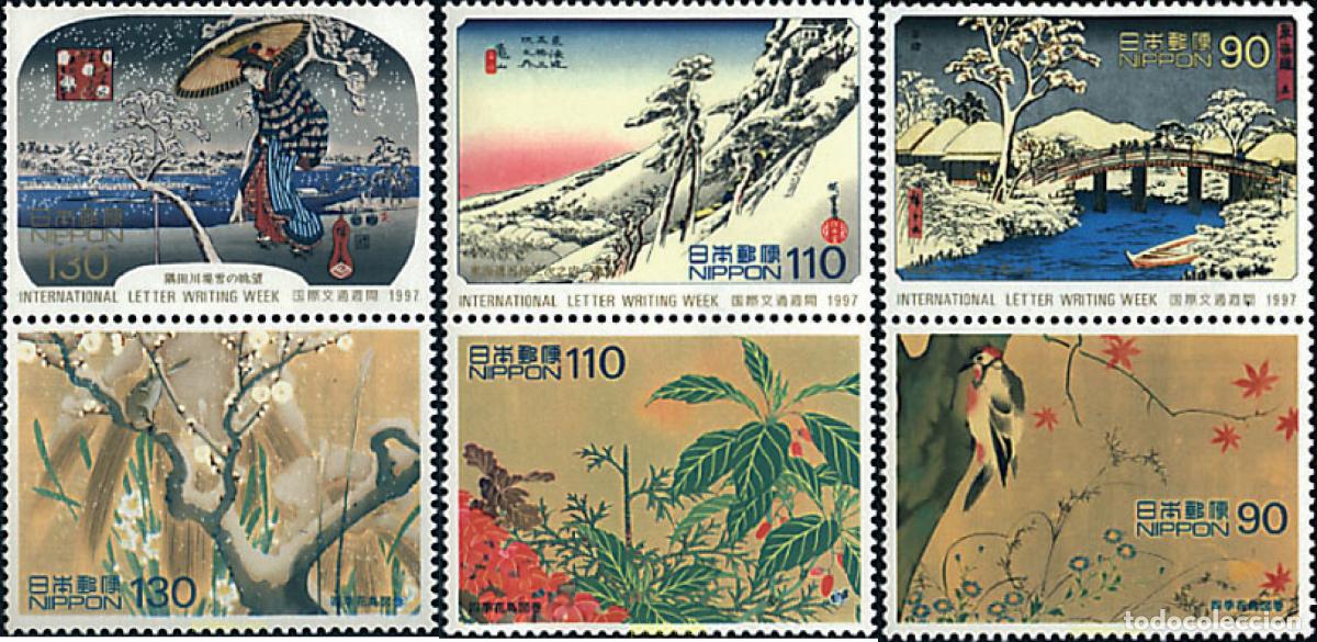 Sellos: 128311 MNH JAPON 1997 SEMANA INTERNACIONAL DE LA CARTA