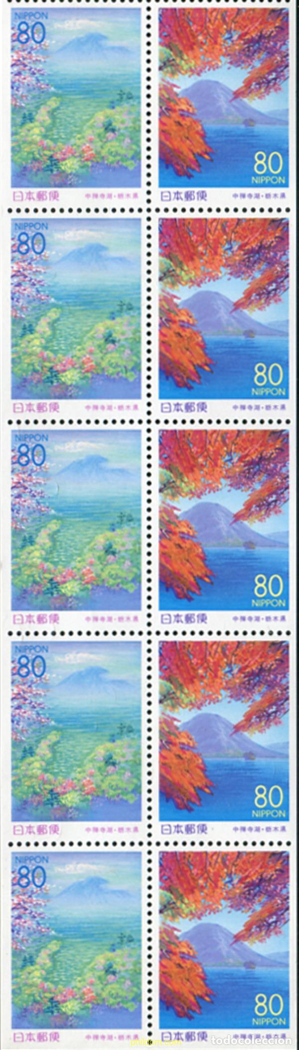 Briefmarken: 336915 MNH JAPON 1999 LAGO CHUZENJI