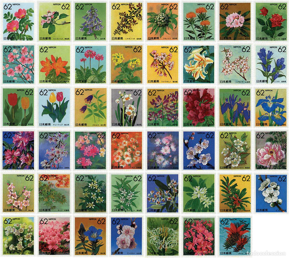 Sellos: 90068 MNH JAPON 1990 FLORES