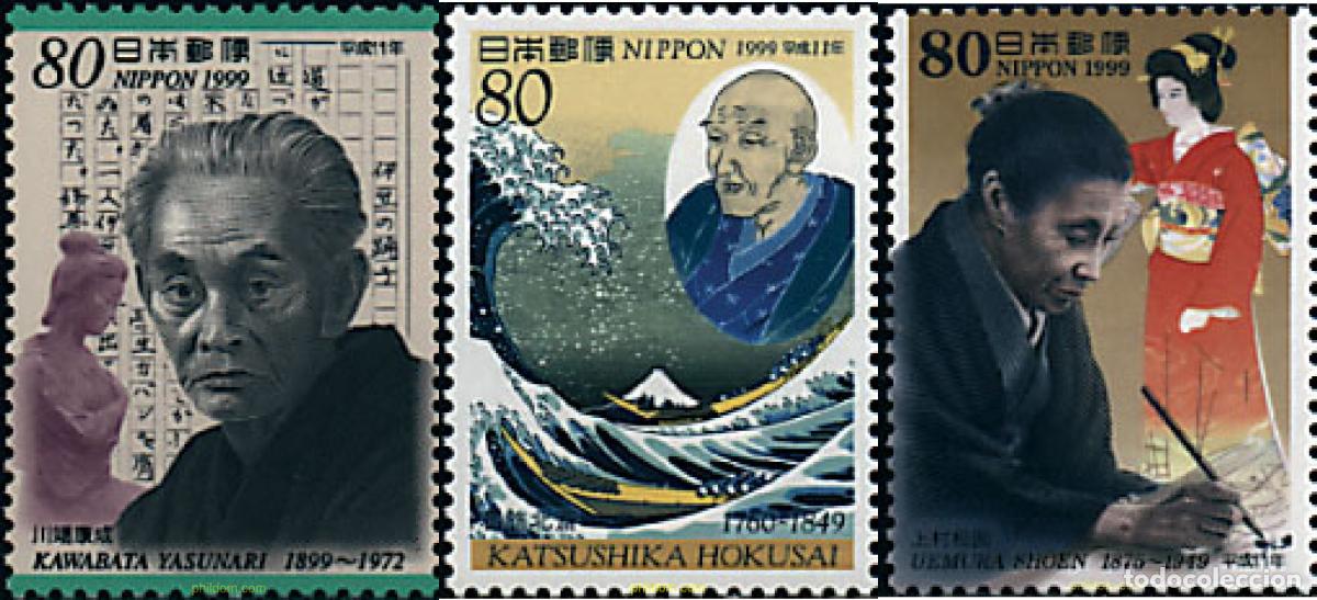 Timbres: 72272 MNH JAPON 1999 PERSONALIDADES DE LA CULTURA