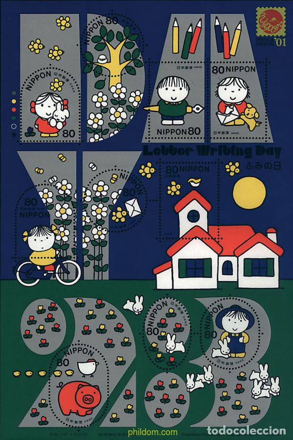 Sellos: 45 MNH JAPON 2001 DIA DE LA CARTA