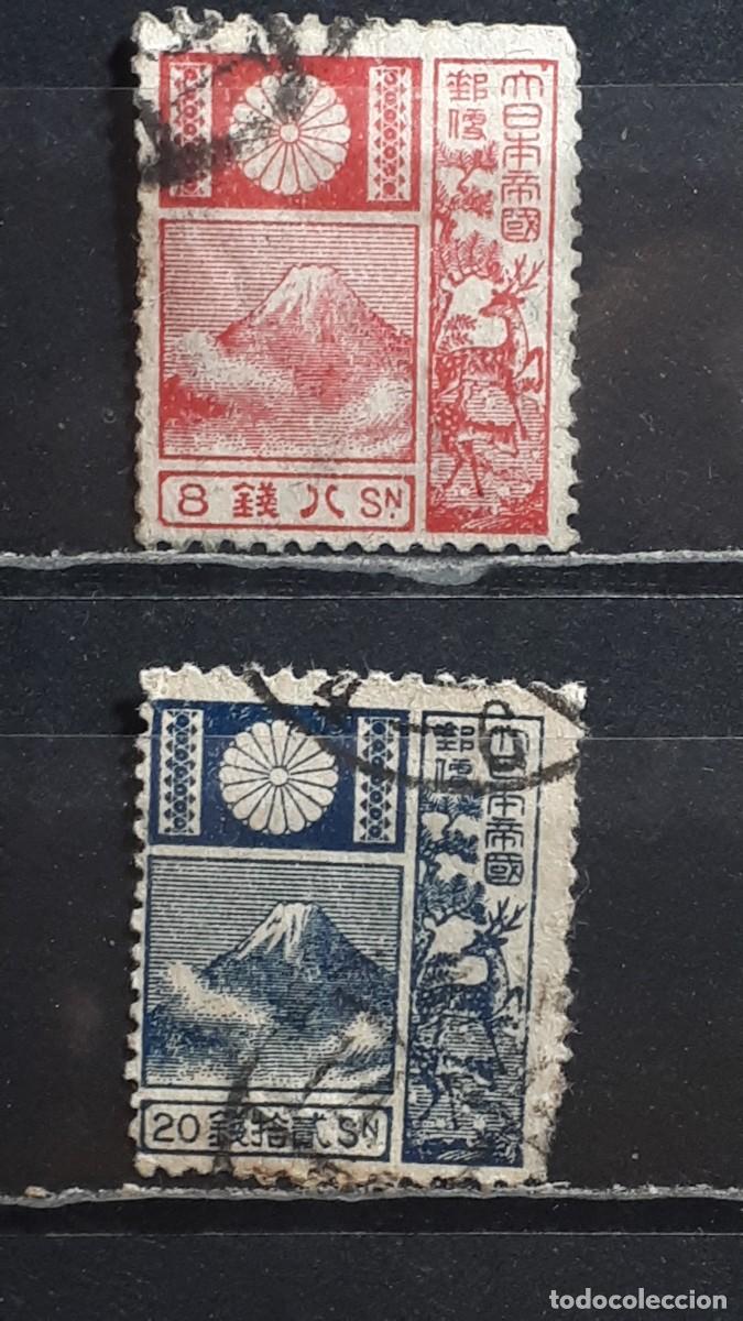 Sellos: JAP&Oacute;N. A&Ntilde;O 1922. &deg;. YVERT 171/2
