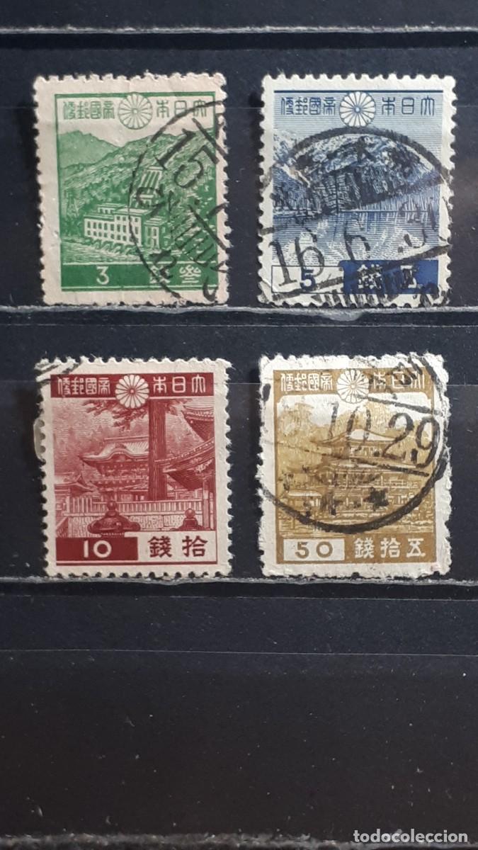 Sellos: JAP&Oacute;N. A&Ntilde;O 1937 &deg;. YVERT 264/5, 269, 275