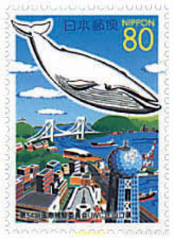 Sellos: 94040 MNH JAPON 2002 54 COMISION INTERNACIONAL SOBRE LA PESCA DE BALLENAS