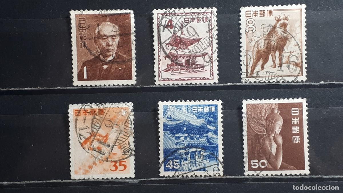 Sellos: JAP&Oacute;N. A&Ntilde;O 1952. &deg;. YVERT 506/11