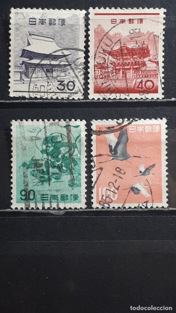 Sellos: JAP&Oacute;N. A&Ntilde;O 1962. &deg;. YVERT 700/1, 702/2A