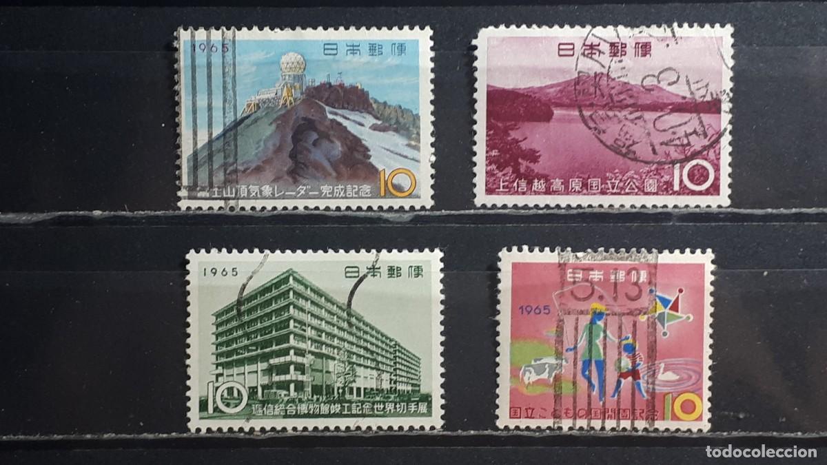 Sellos: JAP&Oacute;N. A&Ntilde;O 1965. &deg;. YVERT 795, 797/8, 800