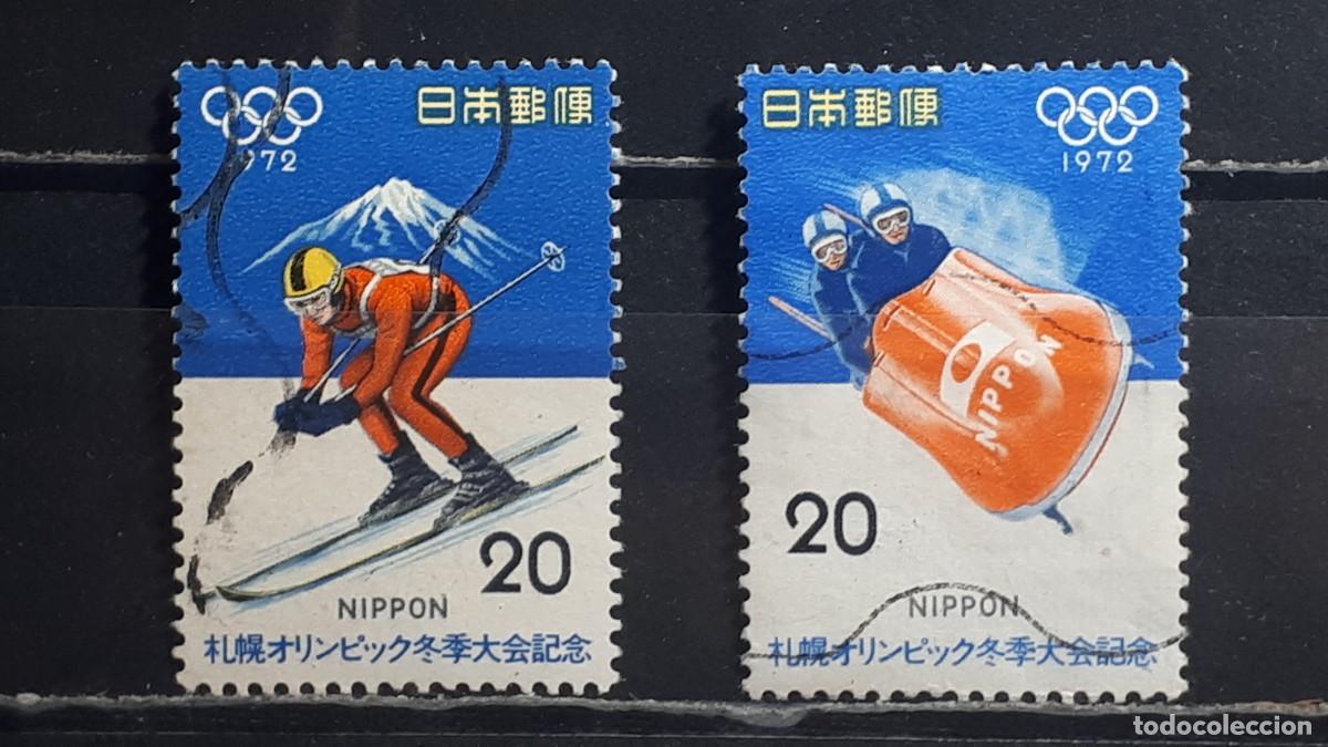 Sellos: JAP&Oacute;N. A&Ntilde;O 1972, &deg;. YVERT 1038/9