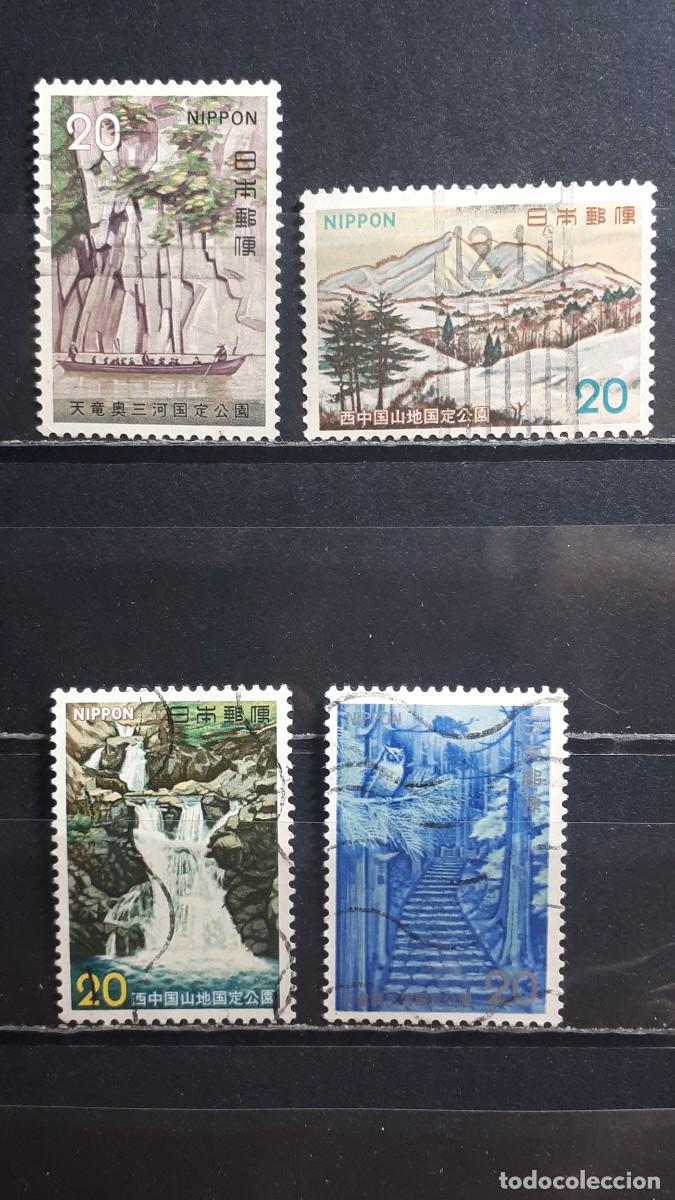 Sellos: JAP&Oacute;N. A&Ntilde;O 1973, &deg;. YVERT 1087/90