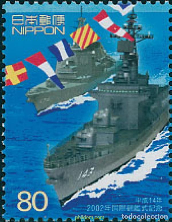 Sellos: 103456 MNH JAPON 2002 REVISION DE LA FLOTA NAVAL