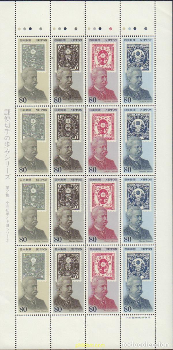 Sellos: 128191 MNH JAPON 1994 HISTORIA DEL SELLO JAPONES