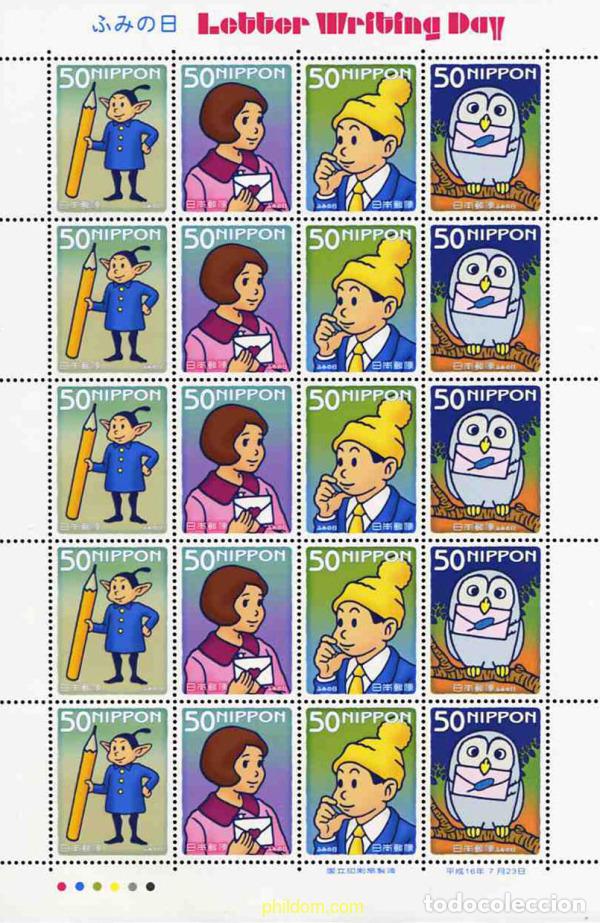 Sellos: 148335 MNH JAPON 2004 SEMANA DE LA CARTA