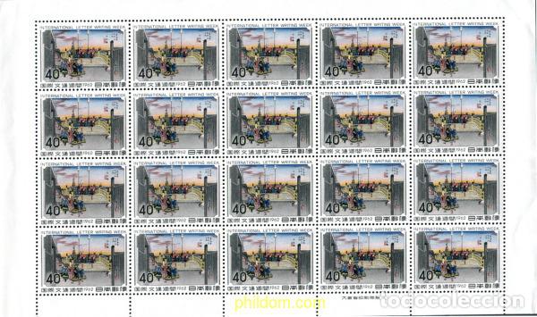 Timbres: 335929 MNH JAPON 1962 SEMANA INTERNACIONAL DE LA CARTA