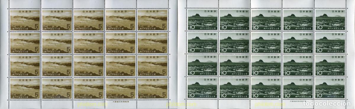 Timbres: 333538 MNH JAPON 1963 PARQUE NACIONAL DE SETO NAIKAI