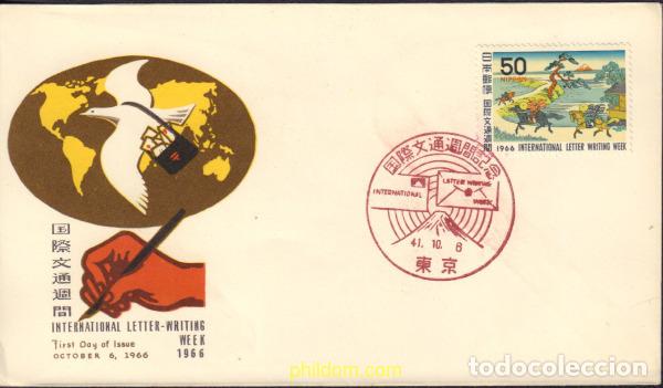 Sellos: 449603 MNH JAPON 1966 SEMANA INTERNACIONAL DE LA CARTA