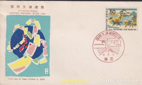 Sellos: 625284 MNH JAPON 1966 SEMANA INTERNACIONAL DE LA CARTA
