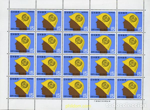 Briefmarken: 336272 MNH JAPON 1969 50 ANIVERSARIO DE LA ORGANIZACION INTERNACIONAL DEL TRABAJO