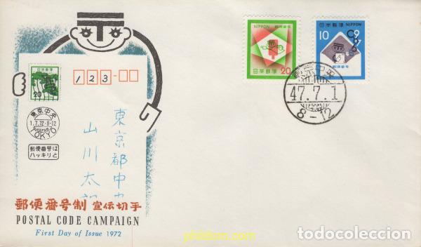 Sellos: 449729 MNH JAPON 1972 CODIFICACION POSTAL