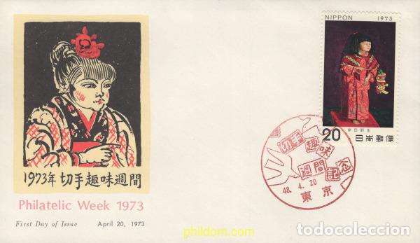 Sellos: 449749 MNH JAPON 1973 SEMANA FILATELICA
