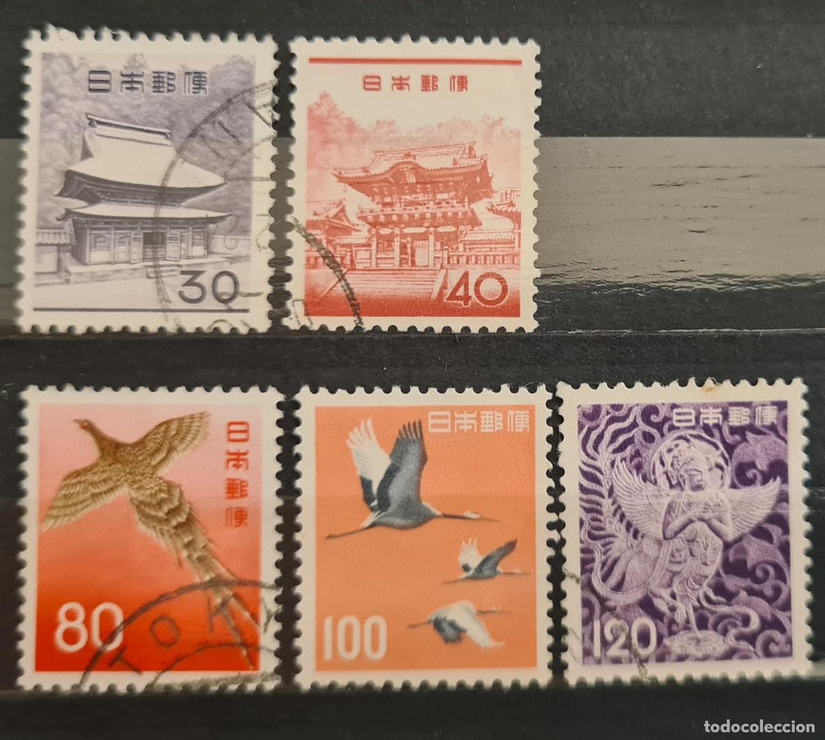 Sellos: Serie de sellos usados de Jap&oacute;n 1962-65