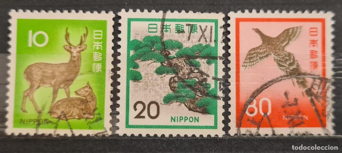 Sellos: Serie de sellos usados de Jap&oacute;n 1971-72