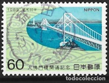 Sellos: Jap&oacute;n 1985 - Mi 1641 - YT 1539 - El puente Oh-Naruto