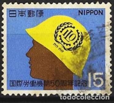 Stamps: Jap&oacute;n 1969 - Mi 1067 - YT 969 - 50.&ordm; aniversario de la OIT