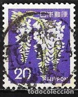 Sellos: Jap&oacute;n 1969 - Mi A 932 - YT 838B - Flores : Glicinas