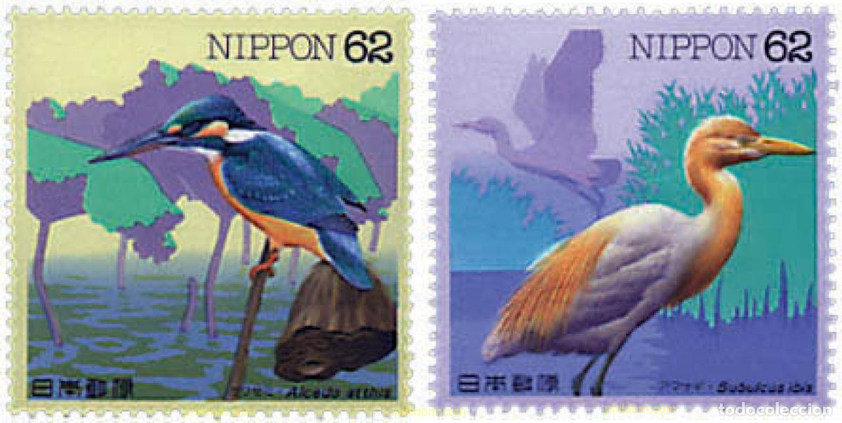 Sellos: 32827 MNH JAPON 1993 PAJAROS SALVAJES