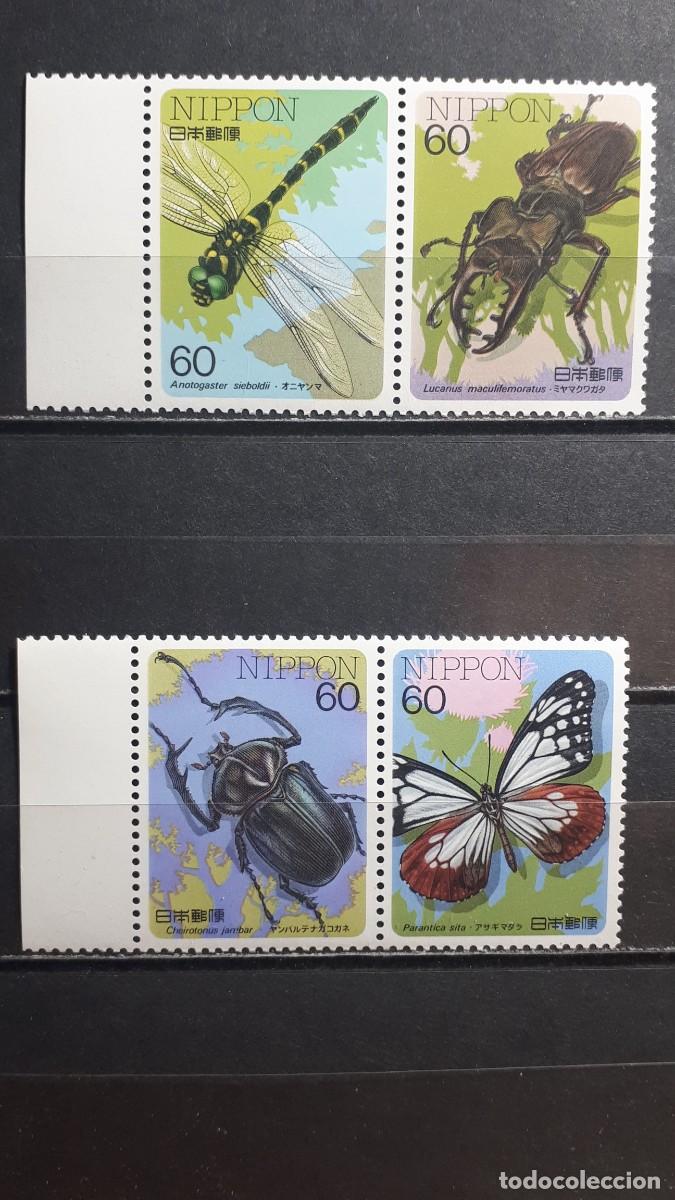 Sellos: JAP&Oacute;N. A&Ntilde;O 1987. **. YVERT 1610/3