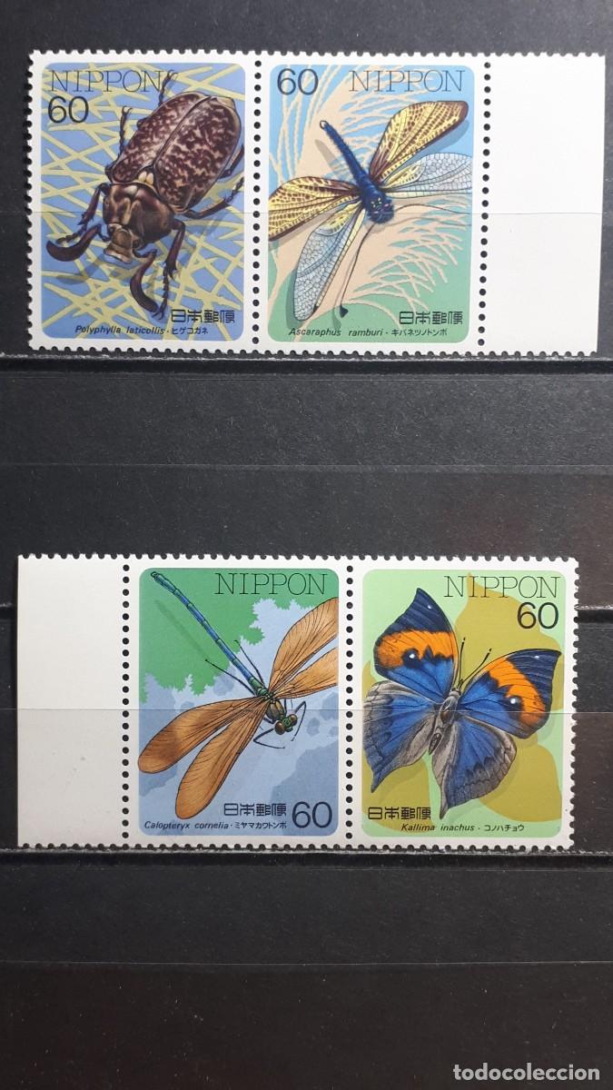 Sellos: JAP&Oacute;N. A&Ntilde;O 1987. **. YVERT 1619/22