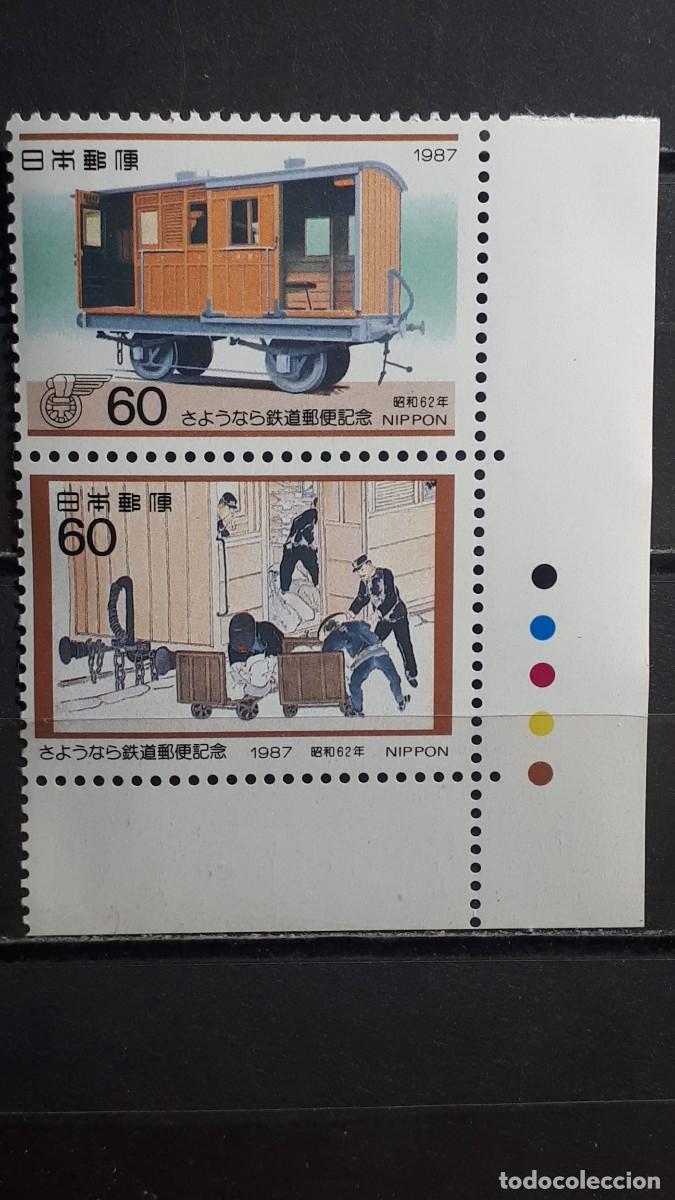 Sellos: JAP&Oacute;N. A&Ntilde;O 1987. **. YVERT 1625/6