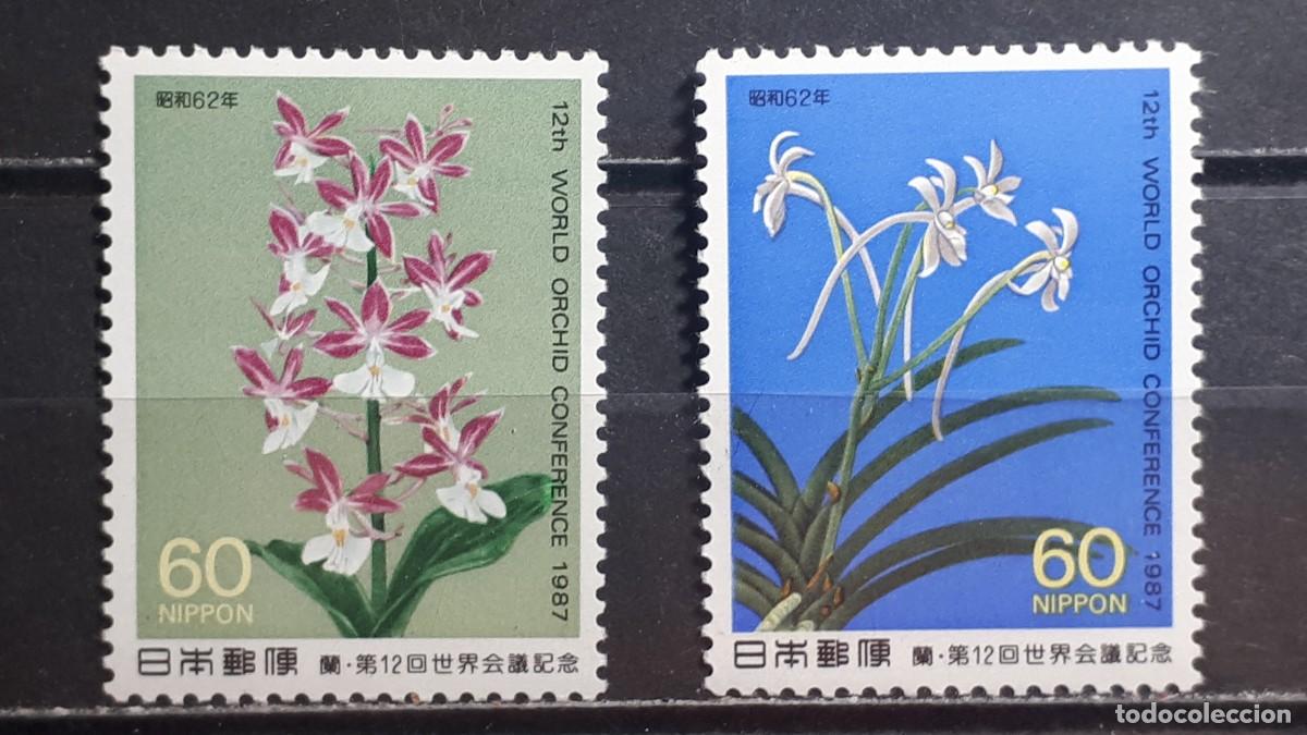 Sellos: JAP&Oacute;N. A&Ntilde;O 1987. **. YVERT 1623/4
