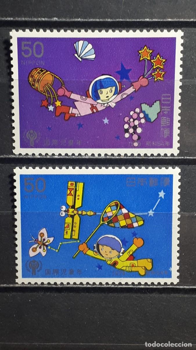 Sellos: JAP&Oacute;N. A&Ntilde;O 1979. **. YVERT 1300/1