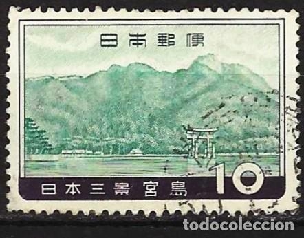 Sellos: Jap&oacute;n 1960 - Mi 722 - YT 643B - El templo de Miyajima