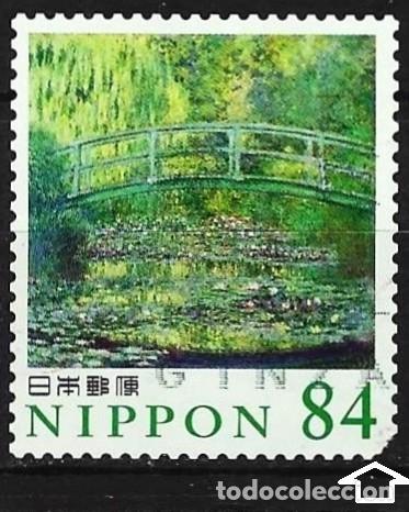 Sellos: Jap&oacute;n 2021 - Mi 11107 - YT 10713 - Cuadro de Pierre Monet : Nen&uacute;fares