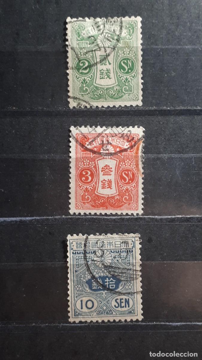 Sellos: JAP&Oacute;N. A&Ntilde;O 1913. &deg;. YVERT 120/4
