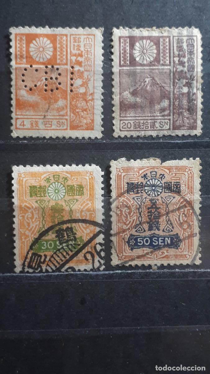 Sellos: JAP&Oacute;N. A&Ntilde;O 1929. &deg;. YVERT 202, 204/6