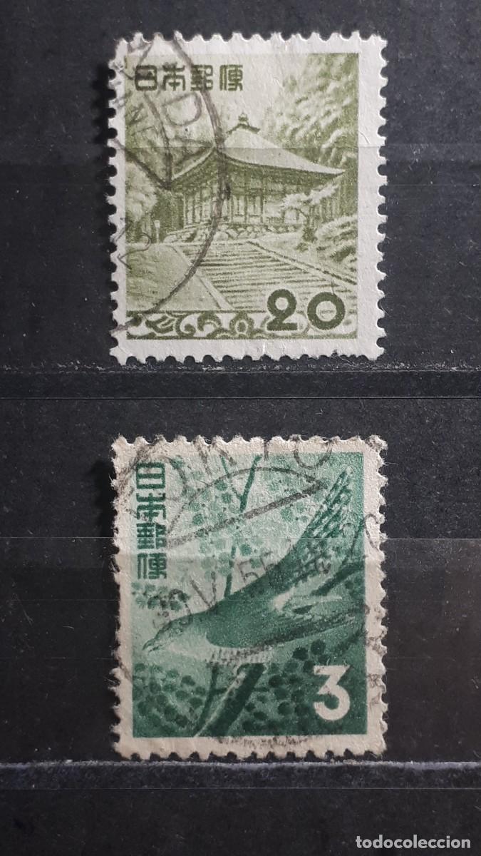 Sellos: JAP&Oacute;N. A&Ntilde;O 1954. &deg;. Yvert 550, 553