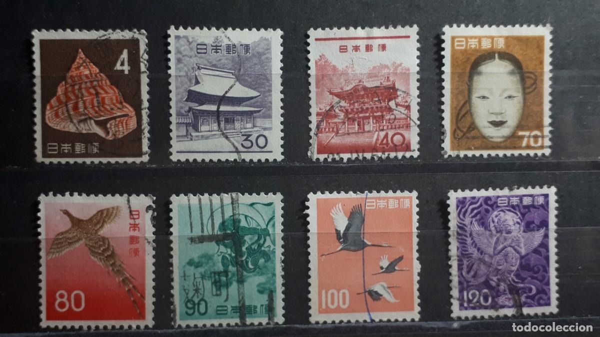 Sellos: JAP&Oacute;N. A&Ntilde;O 1962-5. &deg;. Yvert 698A/703. Falta 699