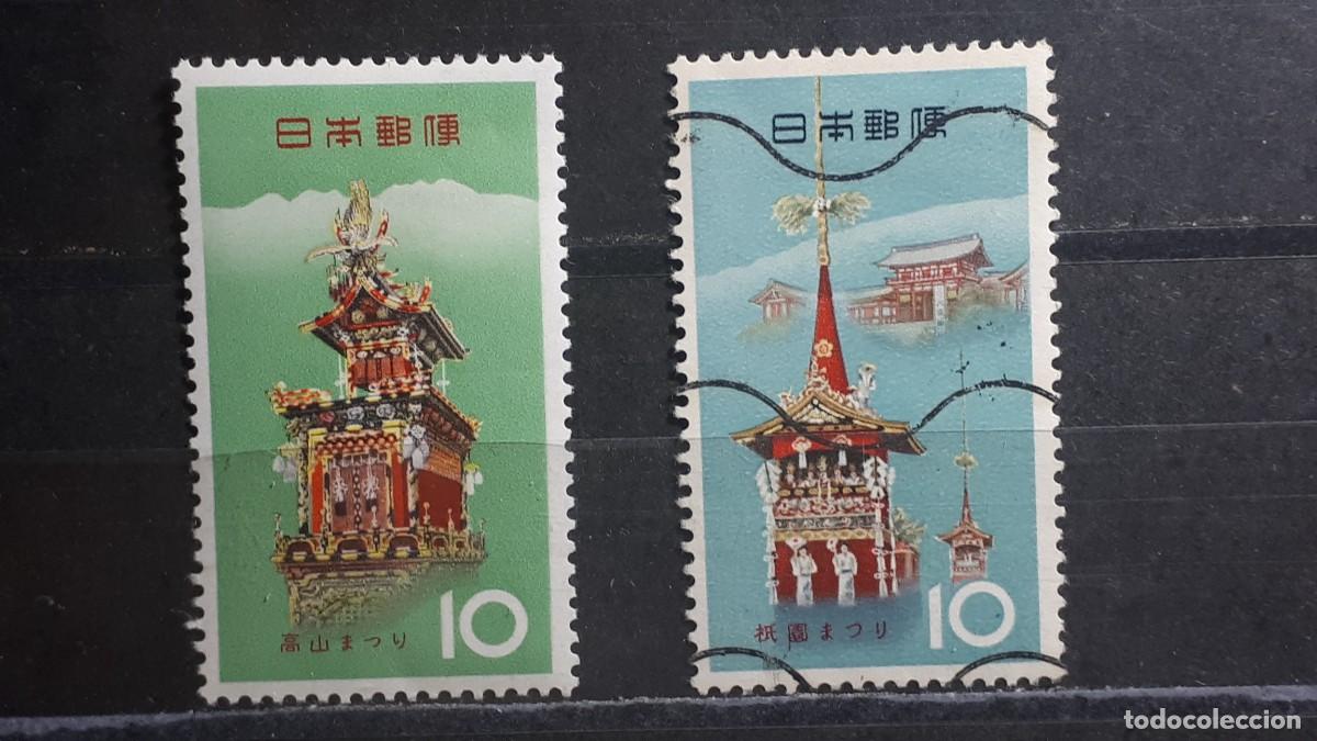 Sellos: JAP&Oacute;N. A&Ntilde;O 1964. */&deg;. Yvert 771/2