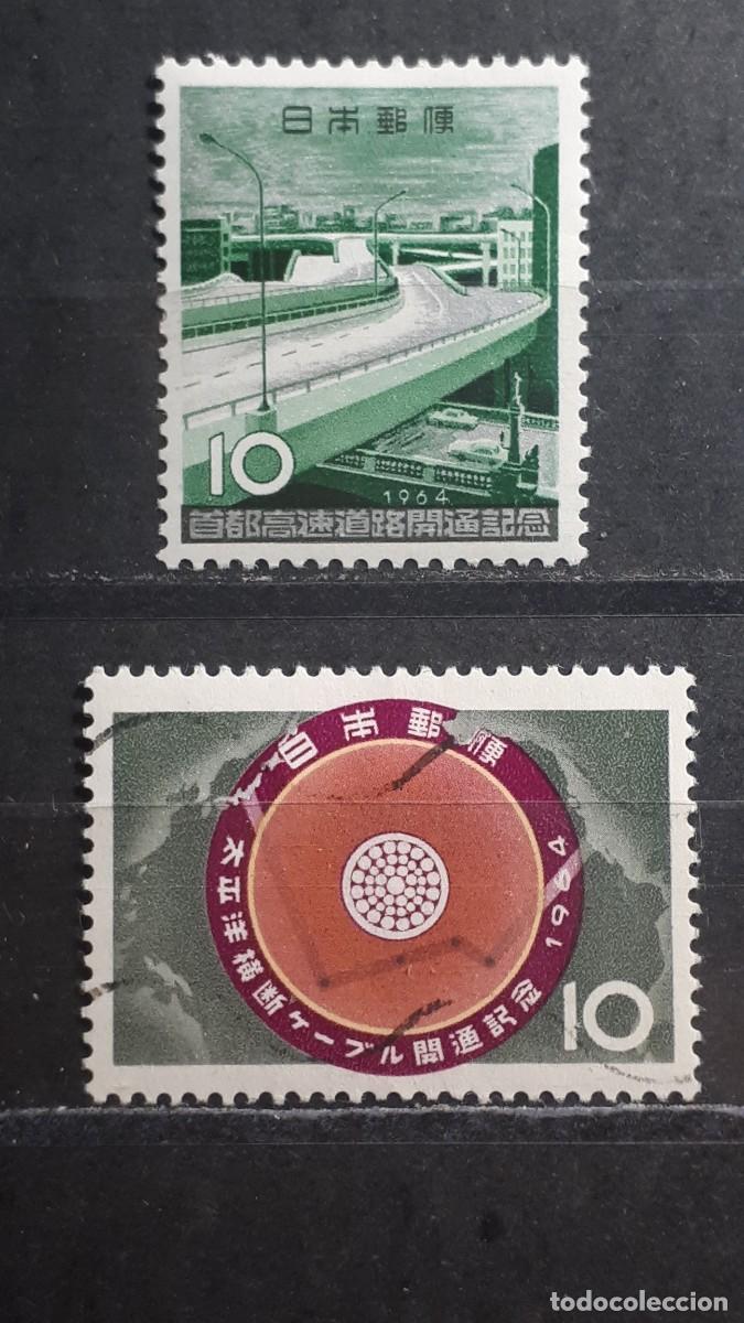 Sellos: JAP&Oacute;N. A&Ntilde;O 1964. */&deg;. Yvert 776/7