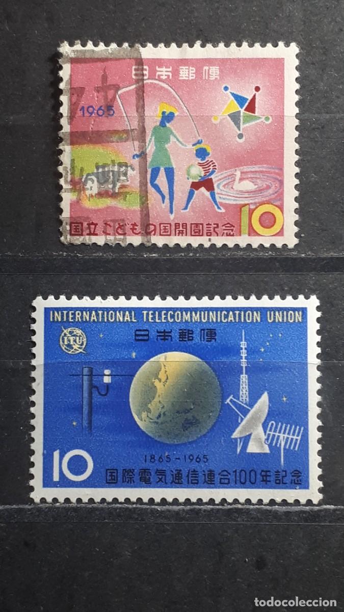 Sellos: JAP&Oacute;N. A&Ntilde;O 1965. &deg;/*. Yvert 800, 802