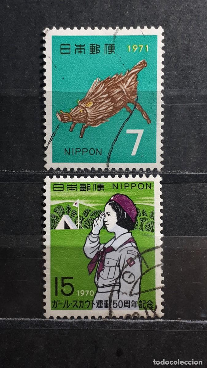 Sellos: JAP&Oacute;N. A&Ntilde;O 1970. &deg;. Yvert 989, 999