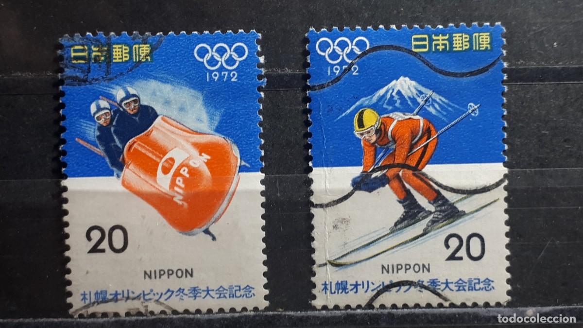 Sellos: JAP&Oacute;N. A&Ntilde;O 1972. &deg;. Yvert 1038/9