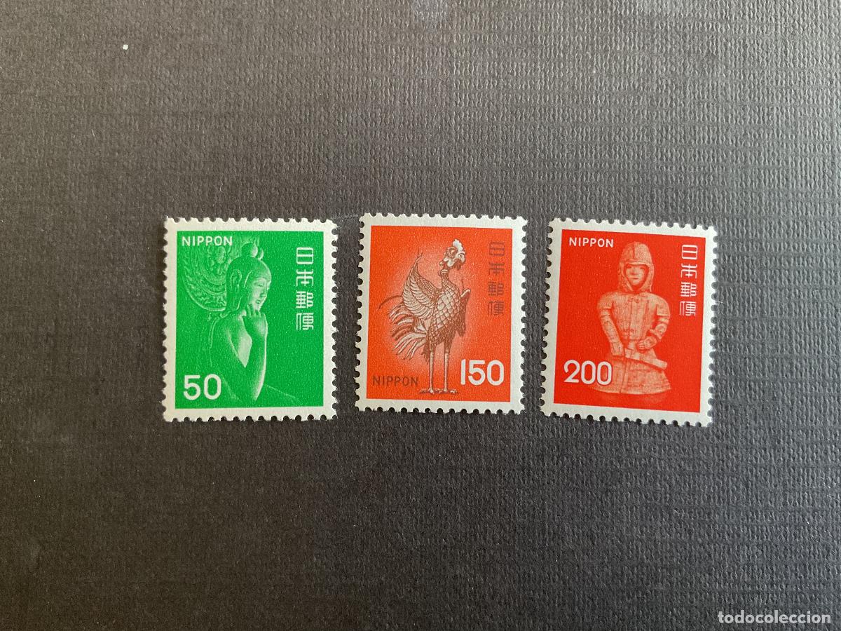 Sellos: JAPON N&ordm; YVERT 1177/9*** A&Ntilde;O 1976. SERIE CORRIENTE