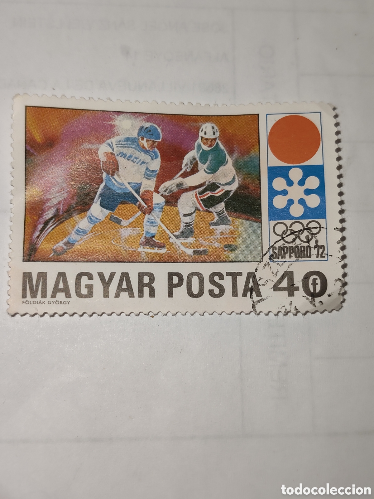 Sellos: Sello de Hungr&iacute;a Juegos Ol&iacute;mpicos de invierno Sapporo 1972