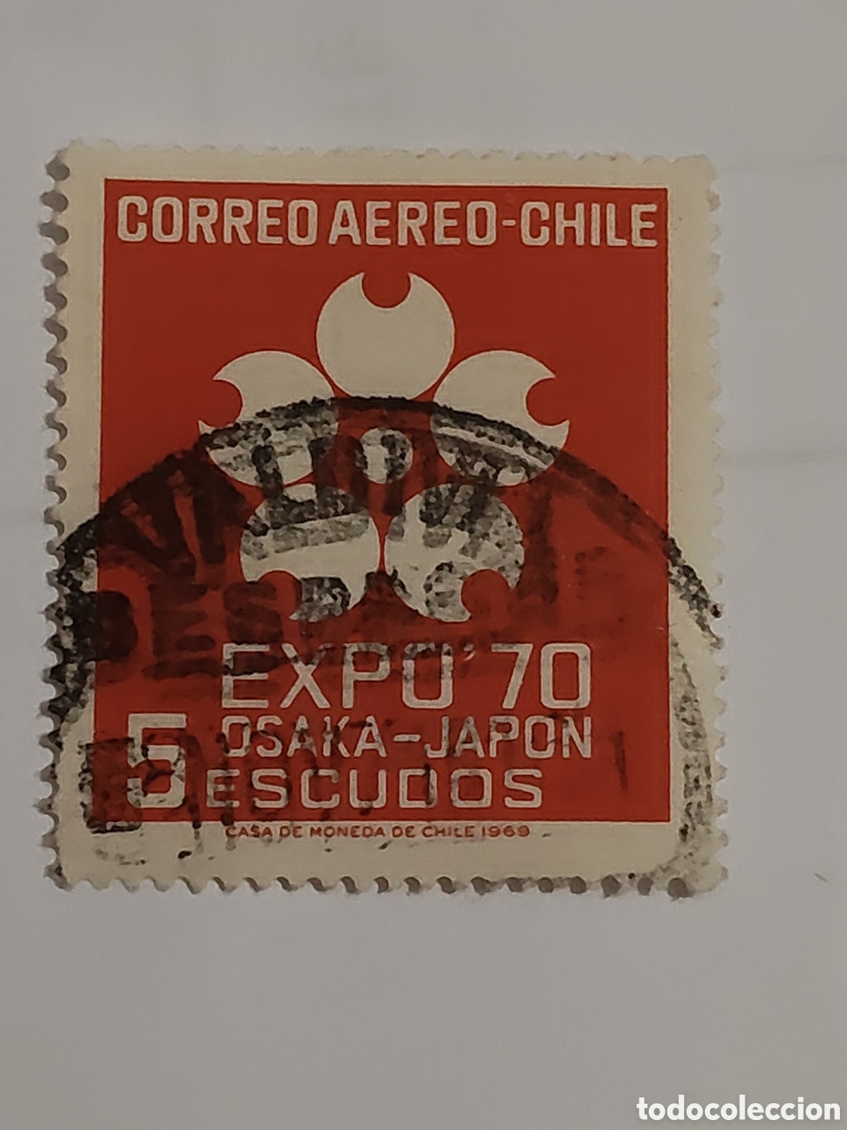 Timbres: Sello de Chile Exposici&oacute;n universal de Osaka 1969